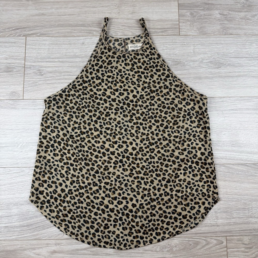 Abercrombie And FITB Leopard Print Women's Tank Top Bella Swan Swancore Sz L